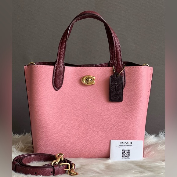 C8561 - Coach Willow Tote 24 in Colorblock - Picture 10 of 11